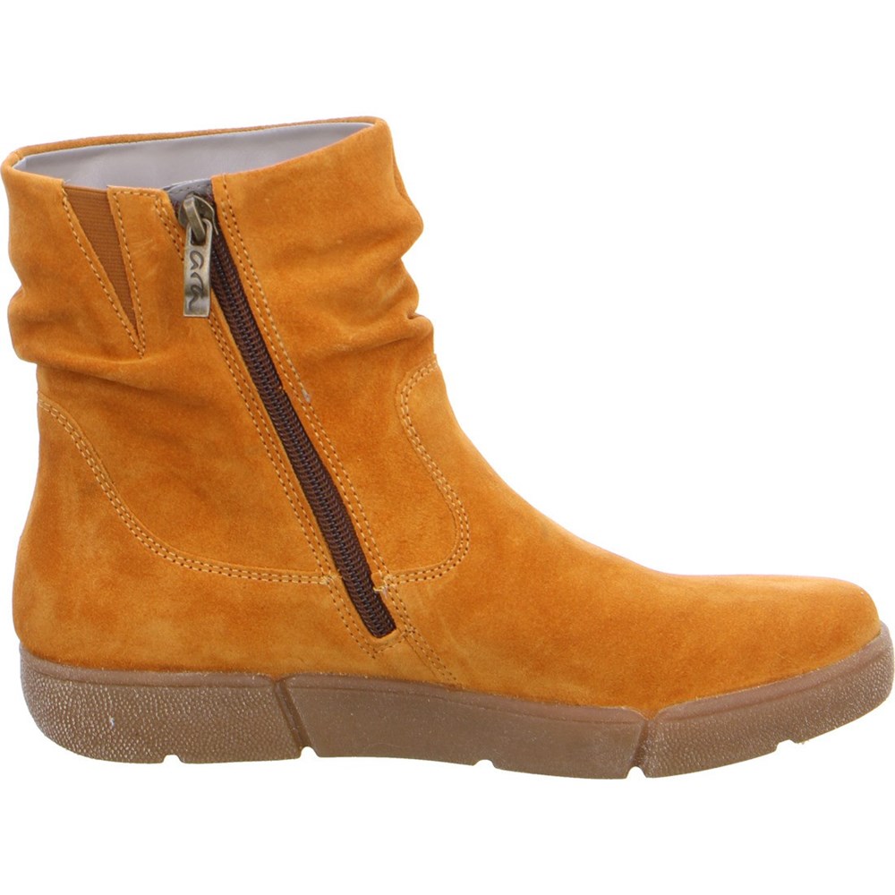 Bottines ARA Rom Jaune Femme | QEI-72541424