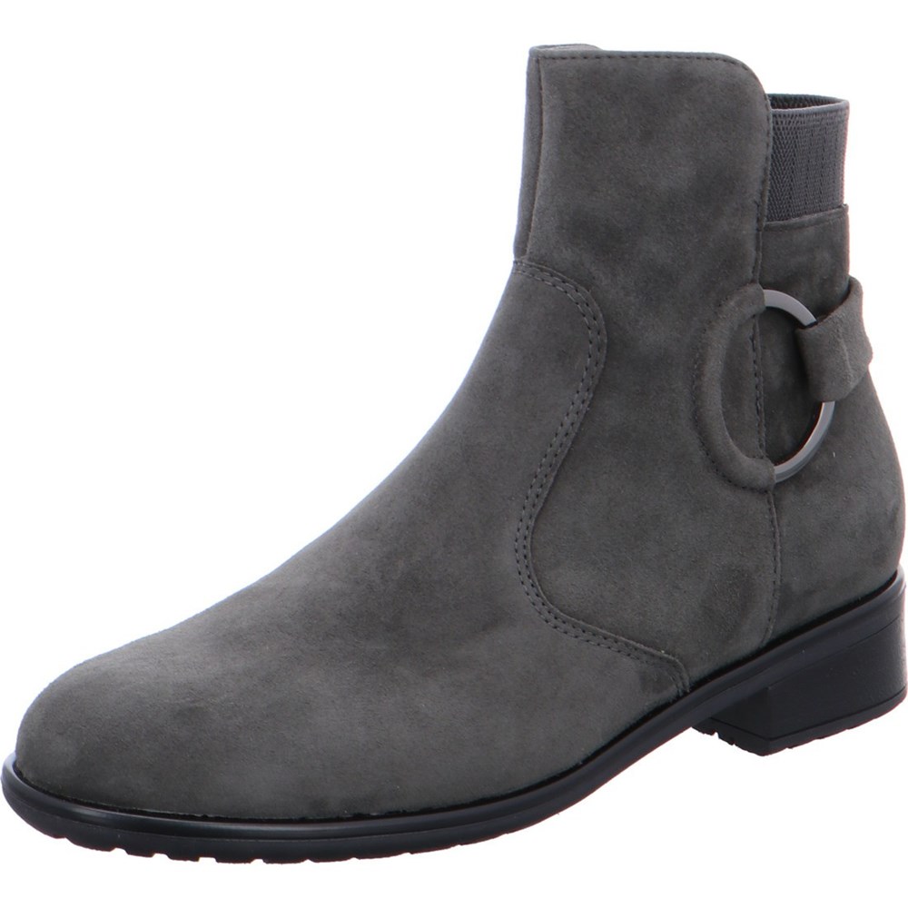 Bottines ARA Liverpool Grise Femme | OZI-75762518