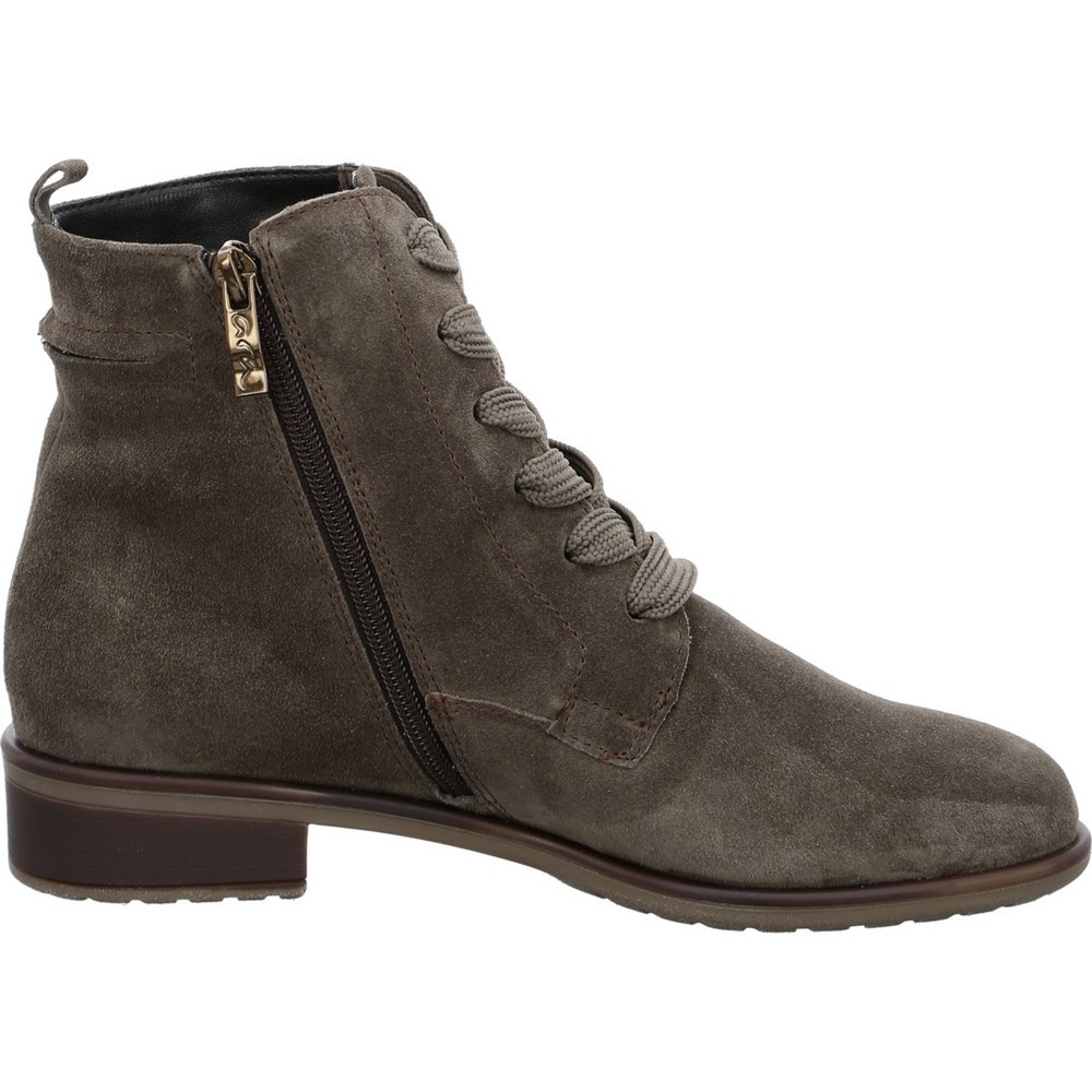 Bottines ARA Liverpool taiga Vert Femme | SHT-97850961