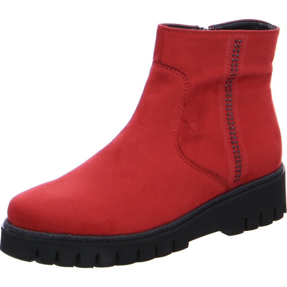 Bottines ARA Jackson Rouge Femme | EBD-86920438