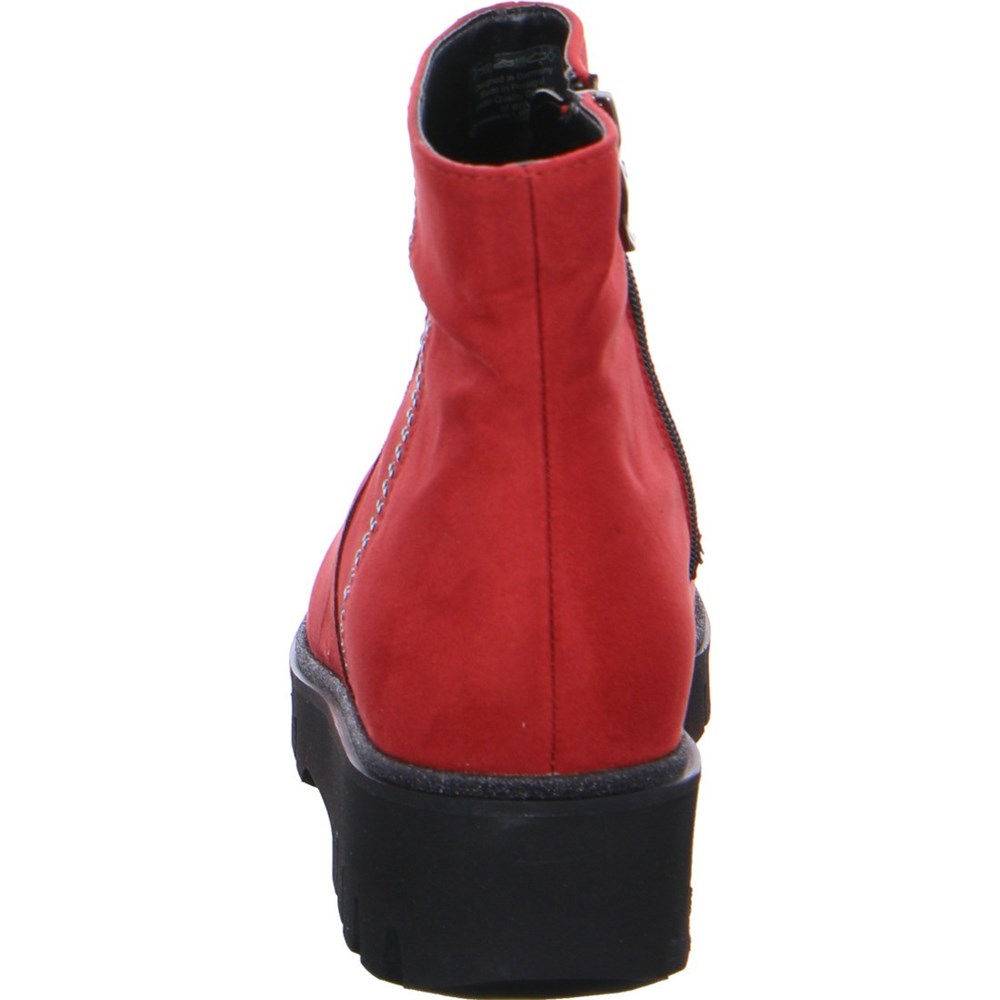 Bottines ARA Jackson Rouge Femme | EBD-86920438