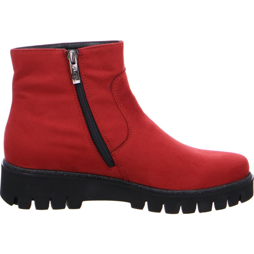 Bottines ARA Jackson Rouge Femme | EBD-86920438