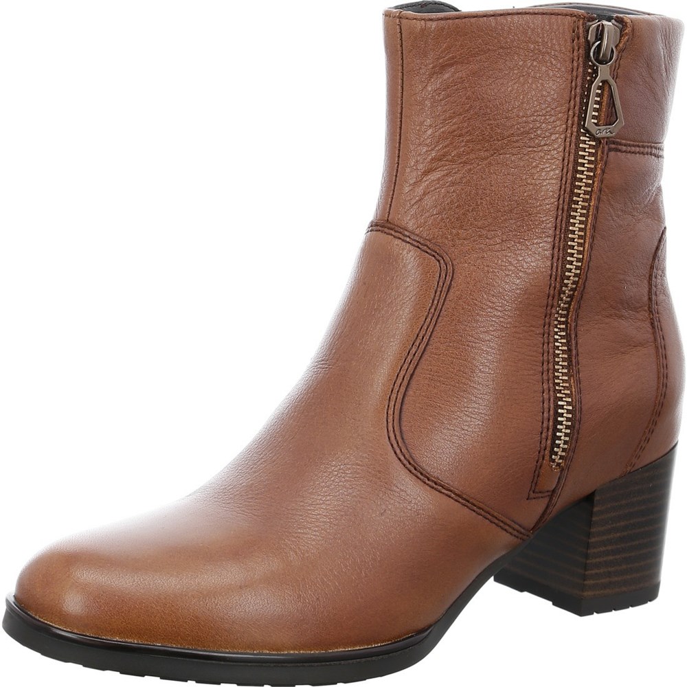 Bottines ARA Florenz cognac Marron Femme | JPL-57597064