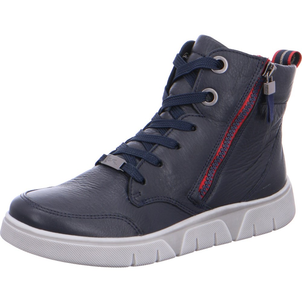 Bottines ARA Rom-Sport Bleu Femme | OUD-62237314