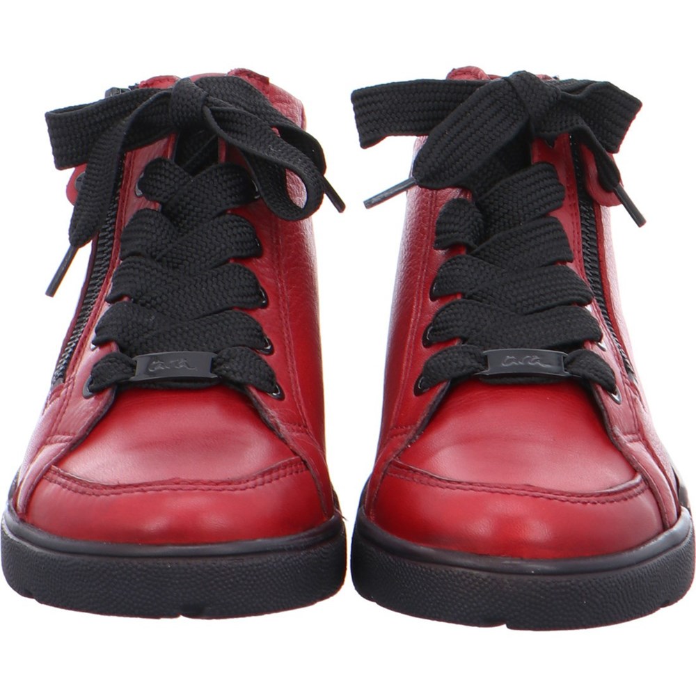 Bottines ARA Rom Rouge Femme | EEK-96662808