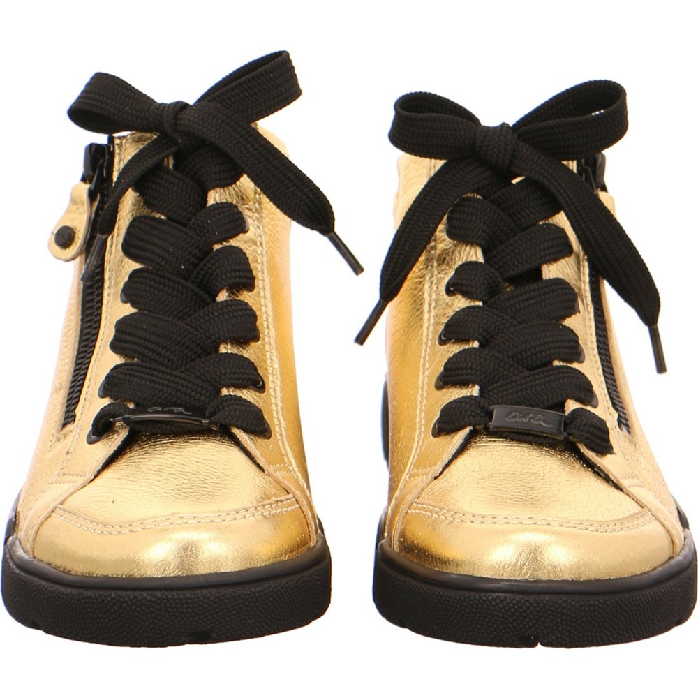 Bottines ARA High top Rom-Sport Doré Femme | GFC-43511972