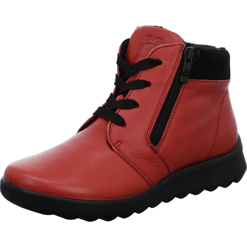 Bottines ARA Toronto Rouge Femme | ZKG-82716860