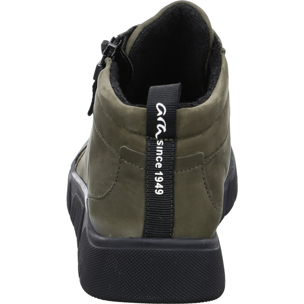 Bottines ARA High top Rom-Sport Vert Femme | BEI-99862259