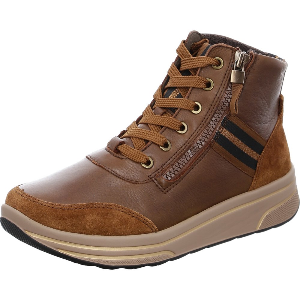 Bottines ARA Sapporo nuts Marron Femme | DKC-54244087