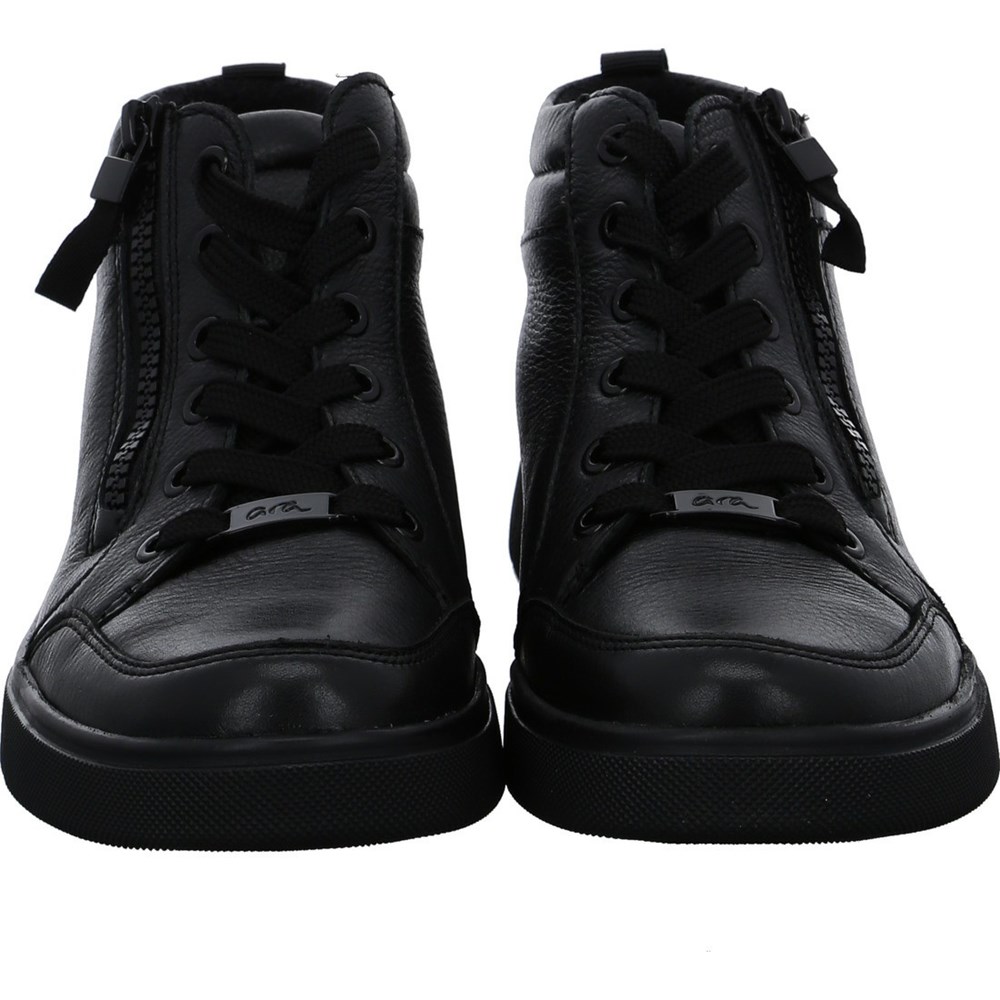 Bottines ARA High top Rom-Sport Noir Femme | QNT-66196452