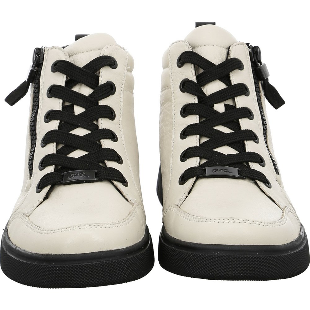 Bottines ARA High top Rom-Sport cloud Blanche Femme | DCV-06924146