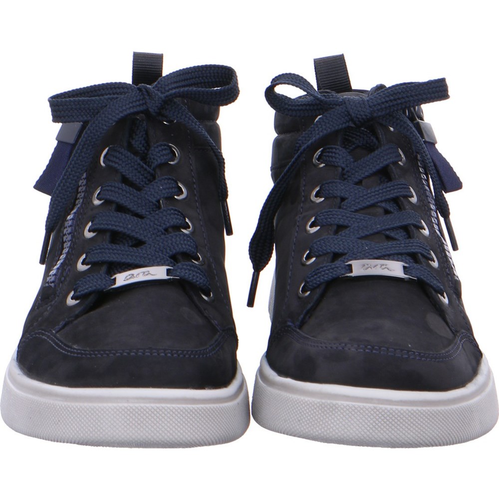 Bottines ARA High top Rom-Sport Bleu Femme | ARG-46526576