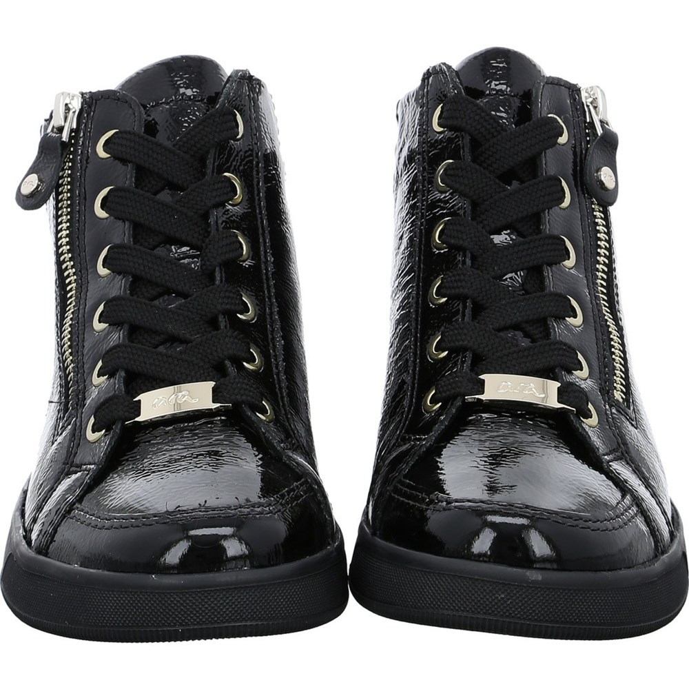 Bottines ARA High top Rom Noir Femme | PUO-76885710