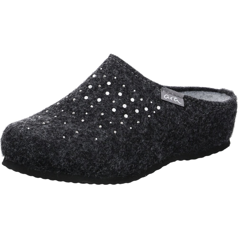 Chaussons ARA Cosy anthracite Grise Femme | VEO-76220935