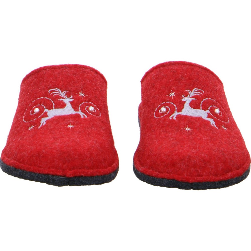 Chaussons ARA Cosy Rouge Femme | ZEF-86904208