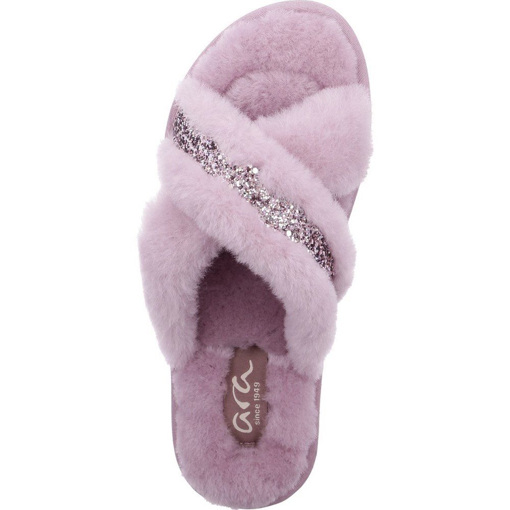 Chaussons ARA Cosy old Blanche Femme | DVB-74227948