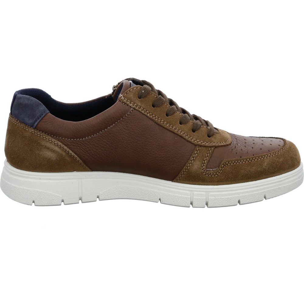 Baskets ARA Loris cognac Marron Homme | IKA-36685431