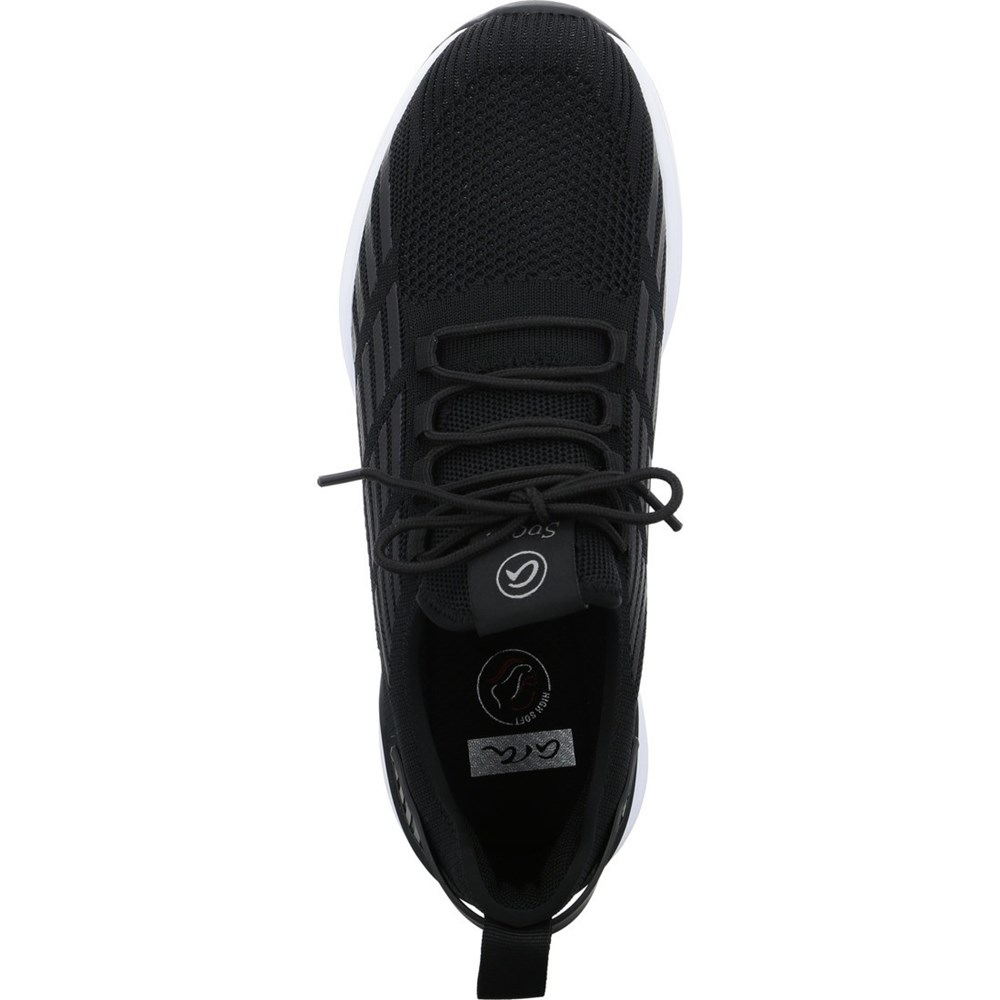 Baskets ARA Chicago Noir Homme | KIF-65012956