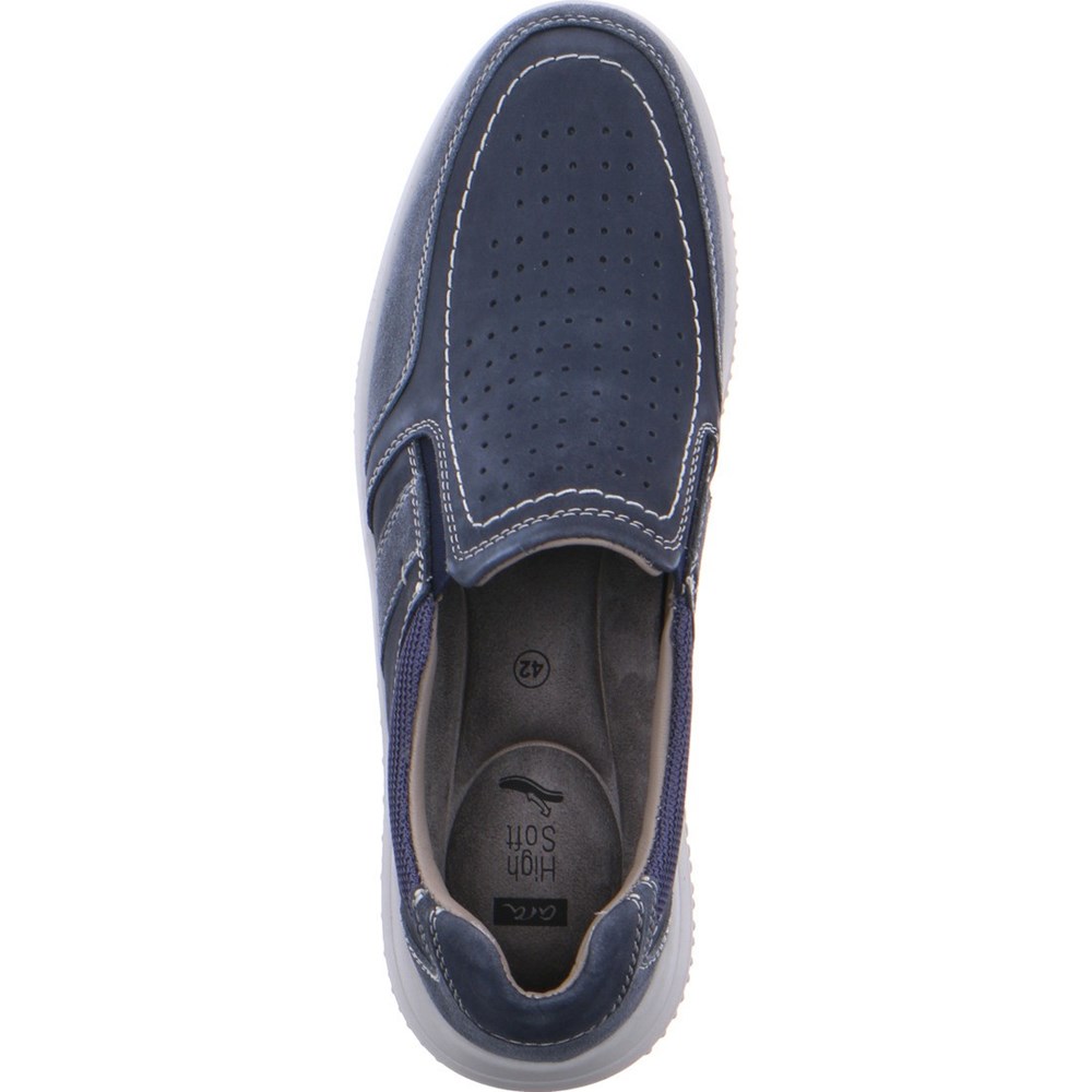 Loafers ARA Slip-ons Siro 2.0 jeans Bleu Homme | EXV-59375071