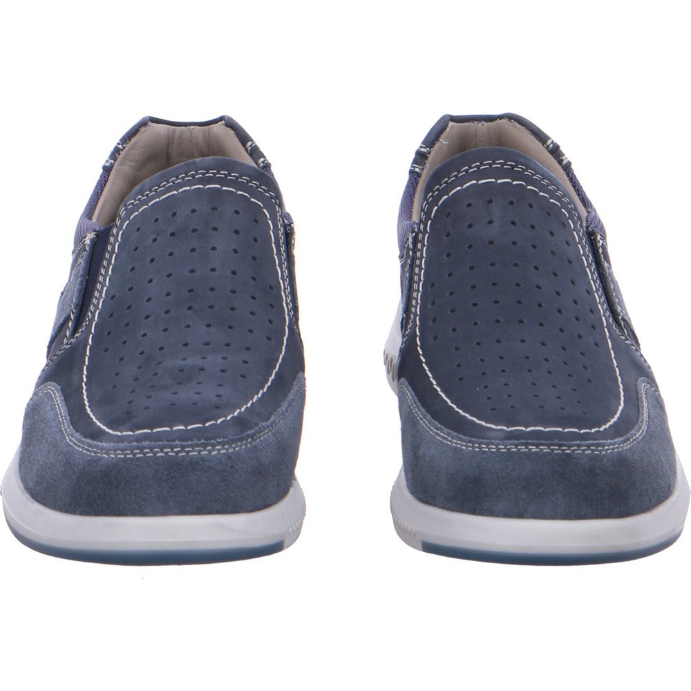 Loafers ARA Slip-ons Siro 2.0 jeans Bleu Homme | EXV-59375071