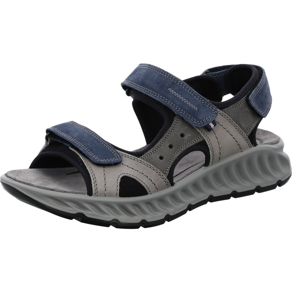 Sandales ARA Elias Grise Homme | QLX-41937467