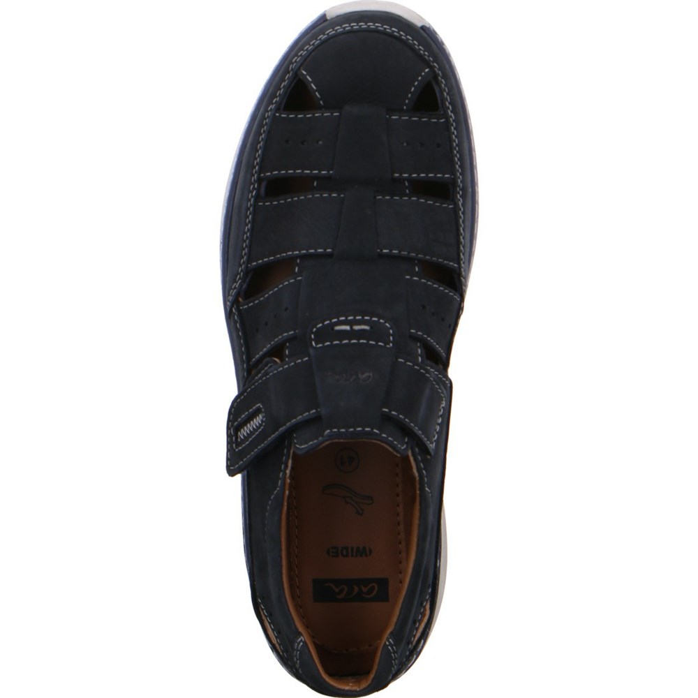 Sandales ARA Slip-ons Pedro Bleu Homme | WXJ-86863716