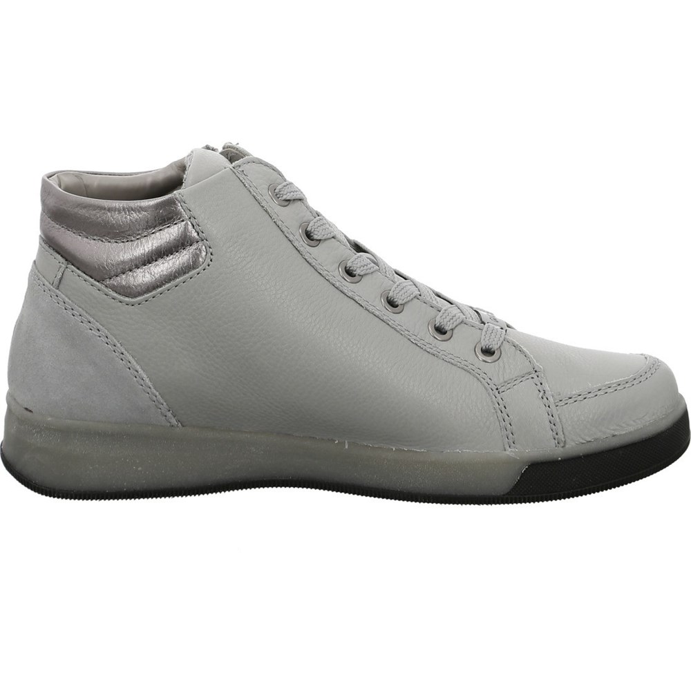 Baskets ARA High top Rom Grise Femme | PFC-17399546