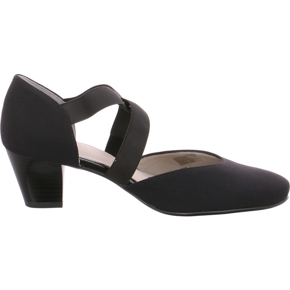 Chaussures Court ARA Courts Tolouse Noir Femme | KNR-90752635