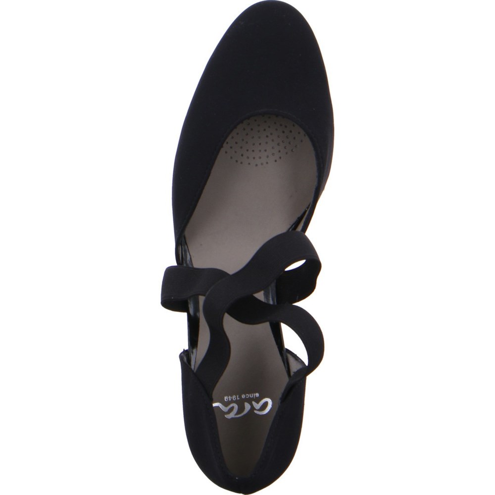 Chaussures Court ARA Courts Tolouse Noir Femme | KNR-90752635