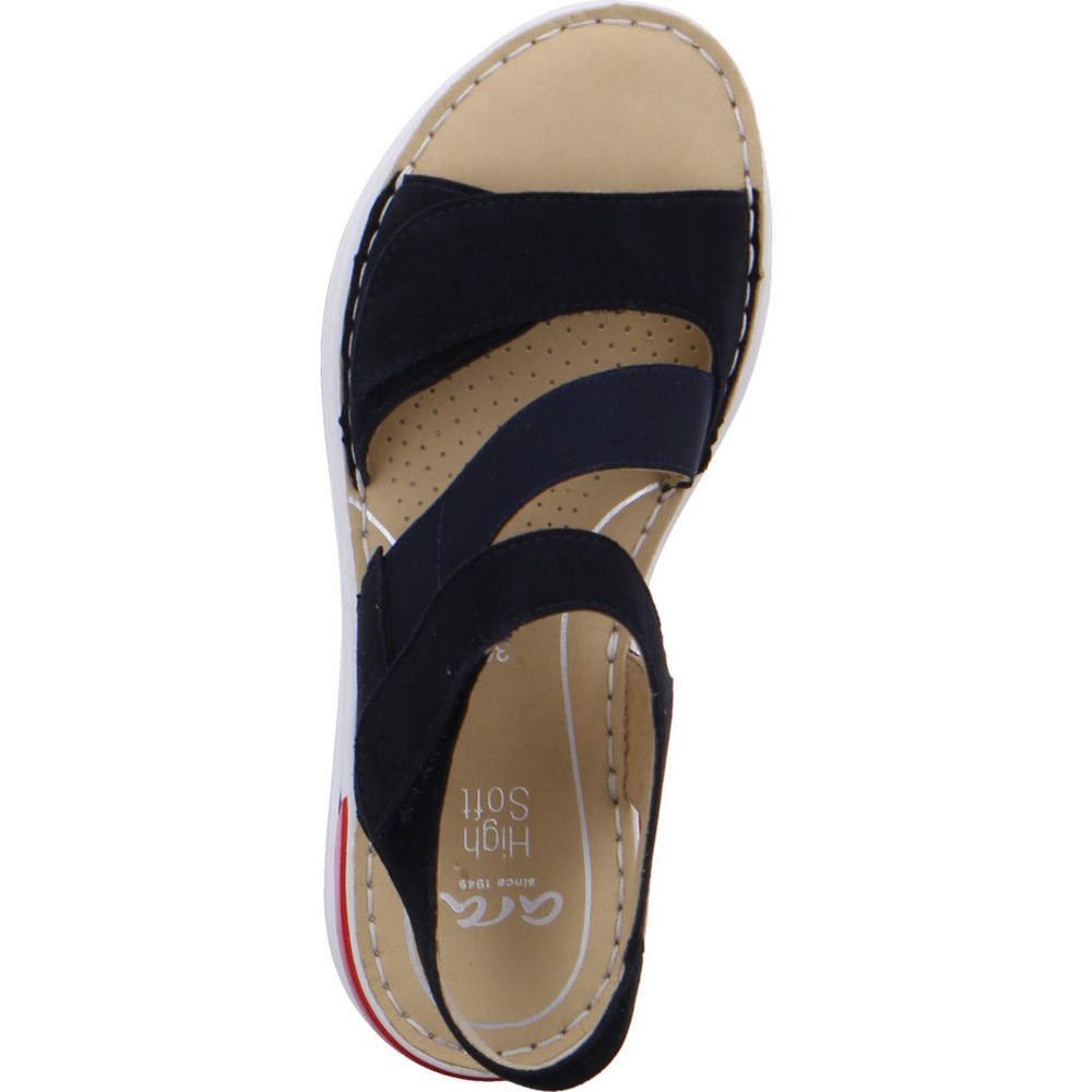 Sandales ARA Sapporo Bleu Femme | PAU-92639388