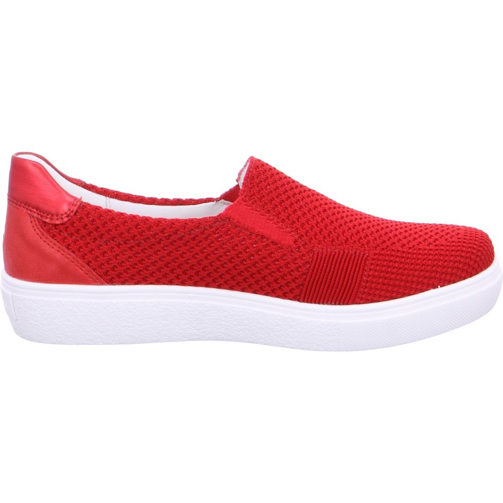 Loafers ARA slip-ons New York Rouge Femme | QLD-53767154