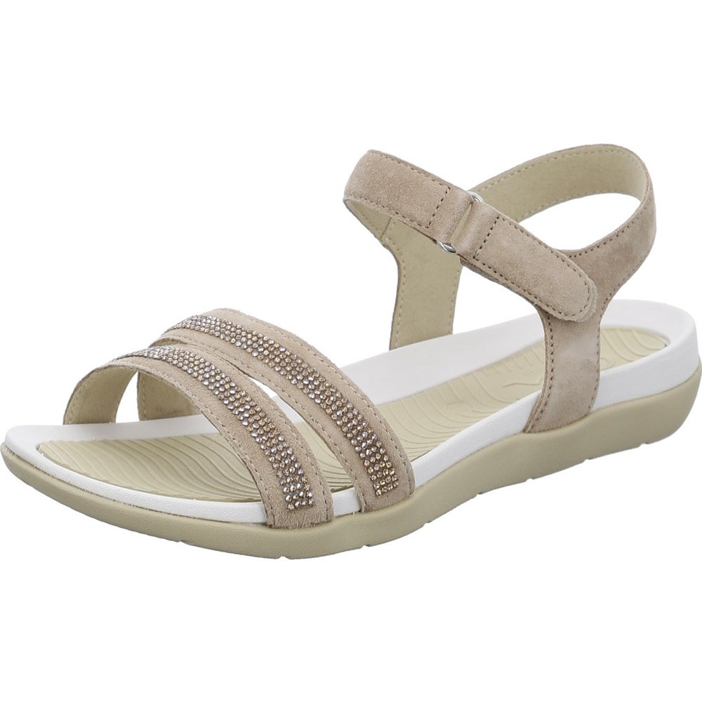 Sandales ARA Nepal Beige Femme | DYK-39769463