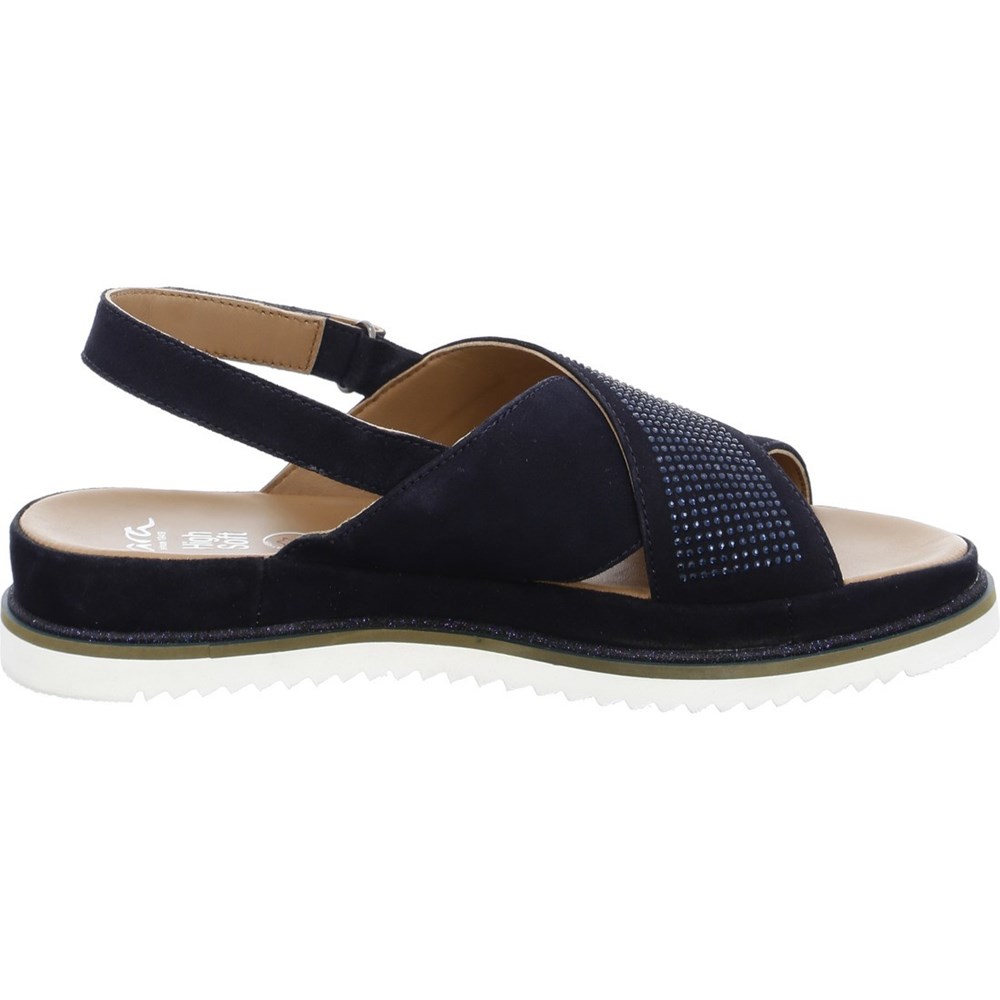 Sandales ARA Dubai Bleu Femme | BCF-43590369