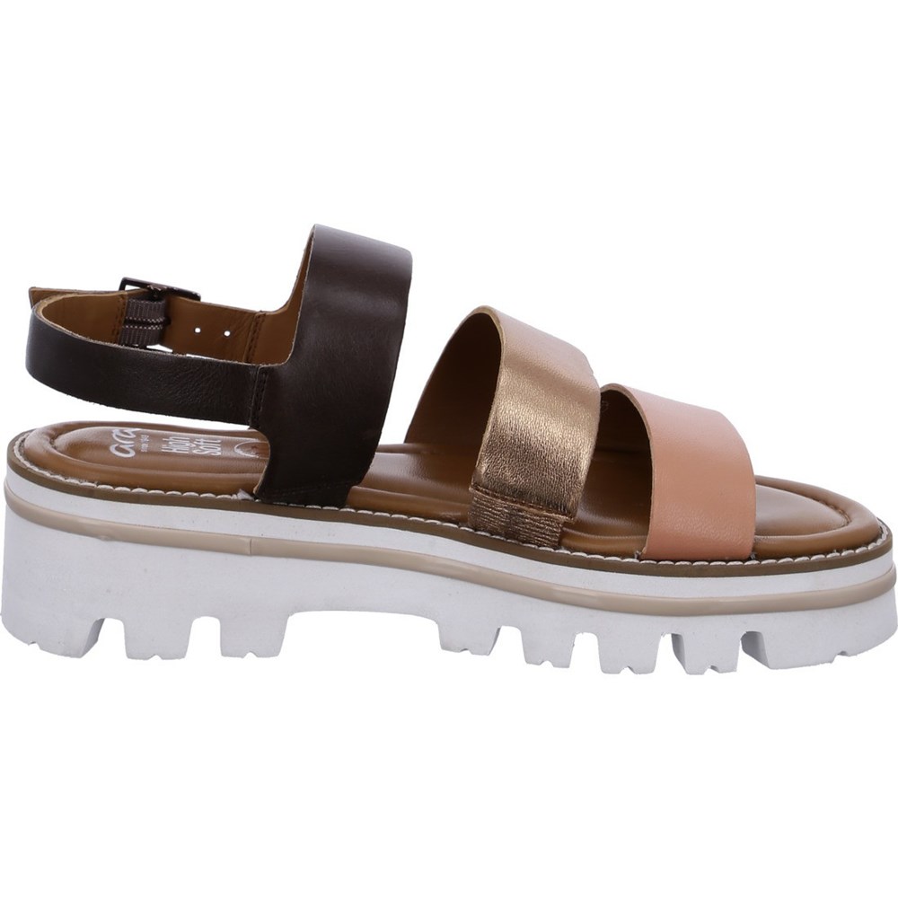 Sandales ARA Kopenhagen Marron Femme | PEG-94892374