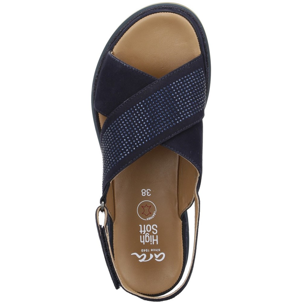 Sandales ARA Dubai Bleu Femme | BCF-43590369