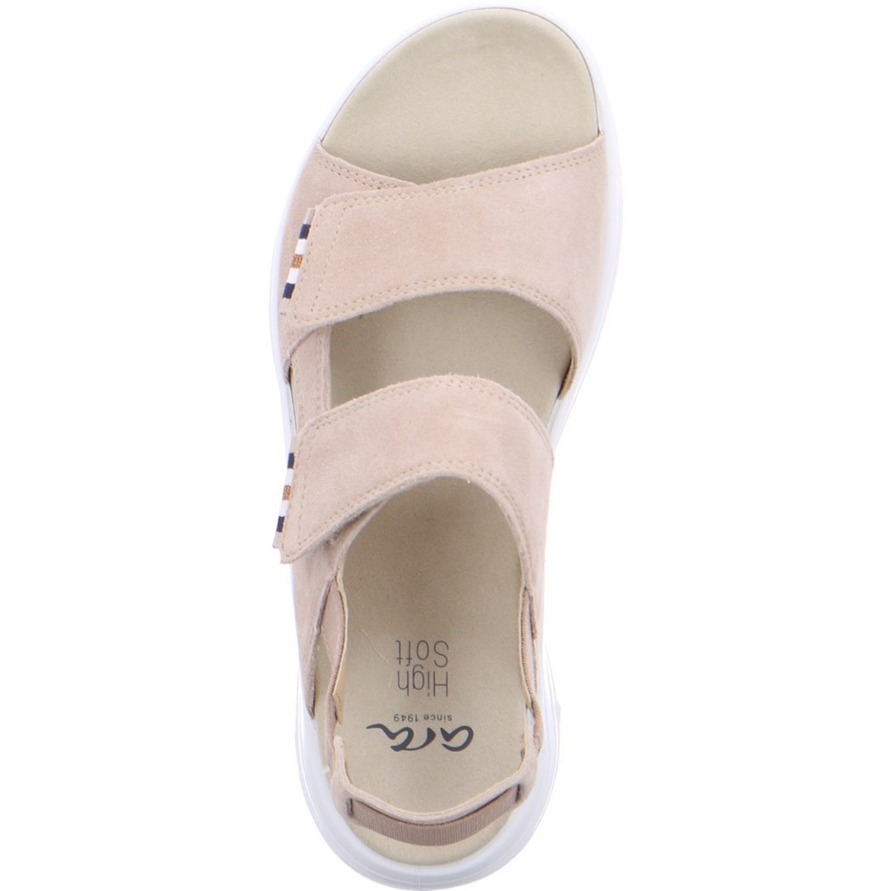 Sandales ARA Panama Beige Femme | YNW-79662812