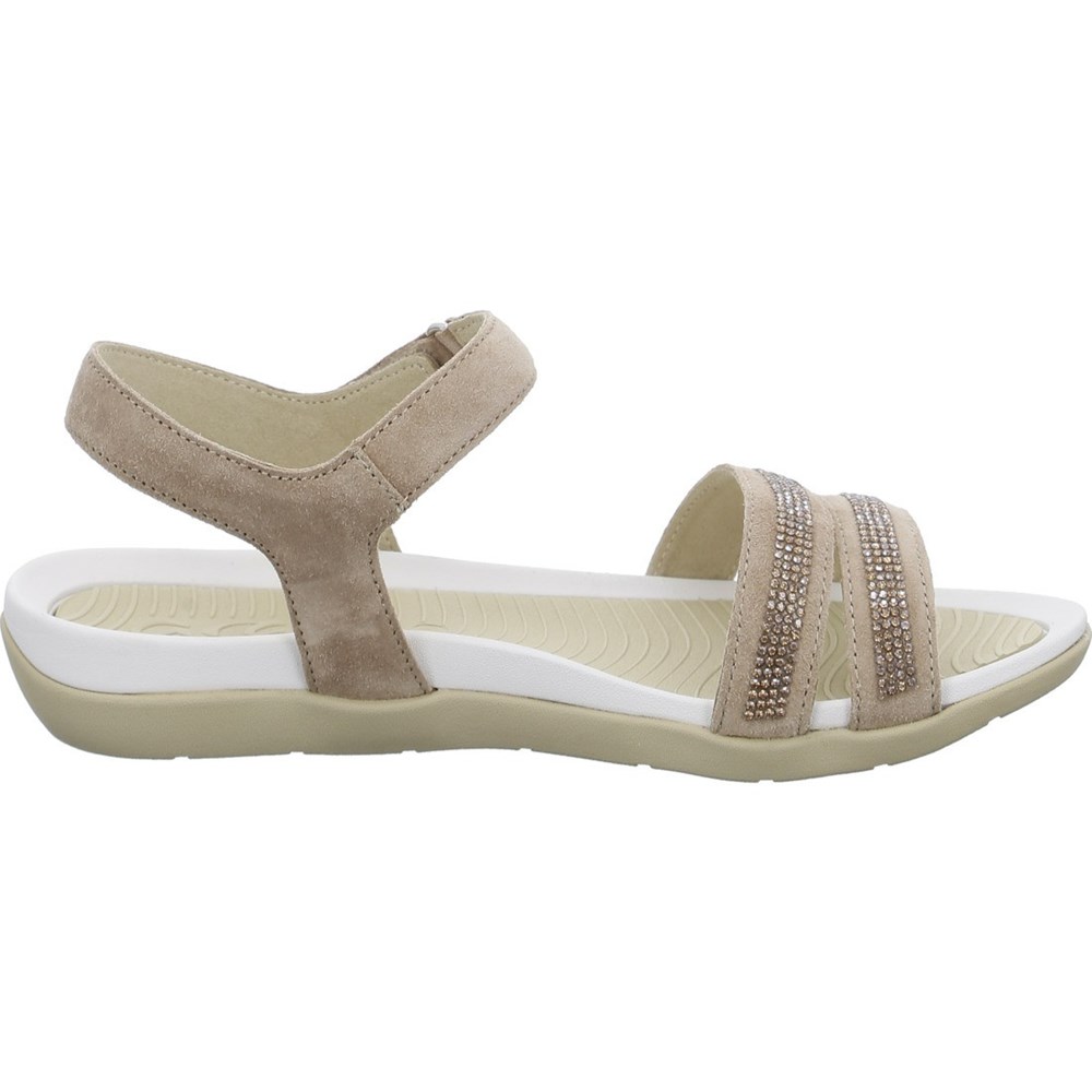 Sandales ARA Nepal Beige Femme | DYK-39769463