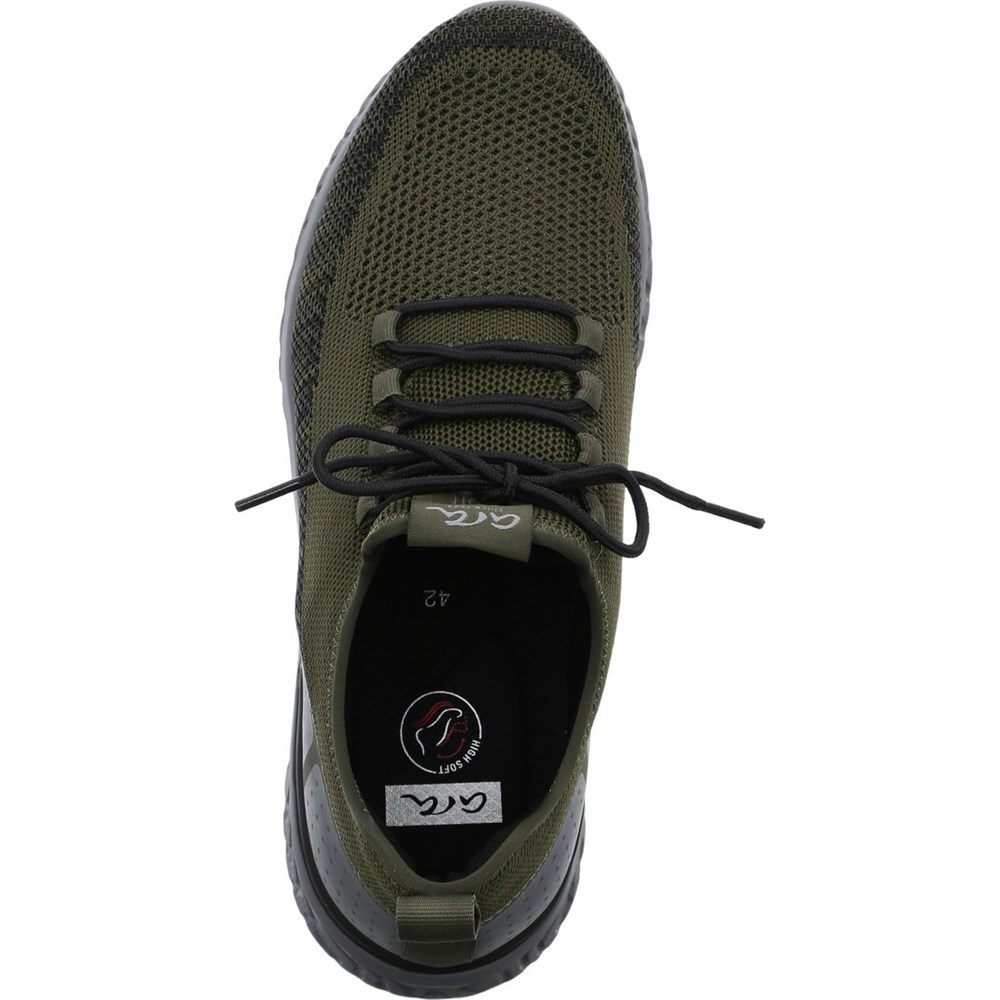 Baskets ARA San Diegoe Vert Homme | MWF-70890512